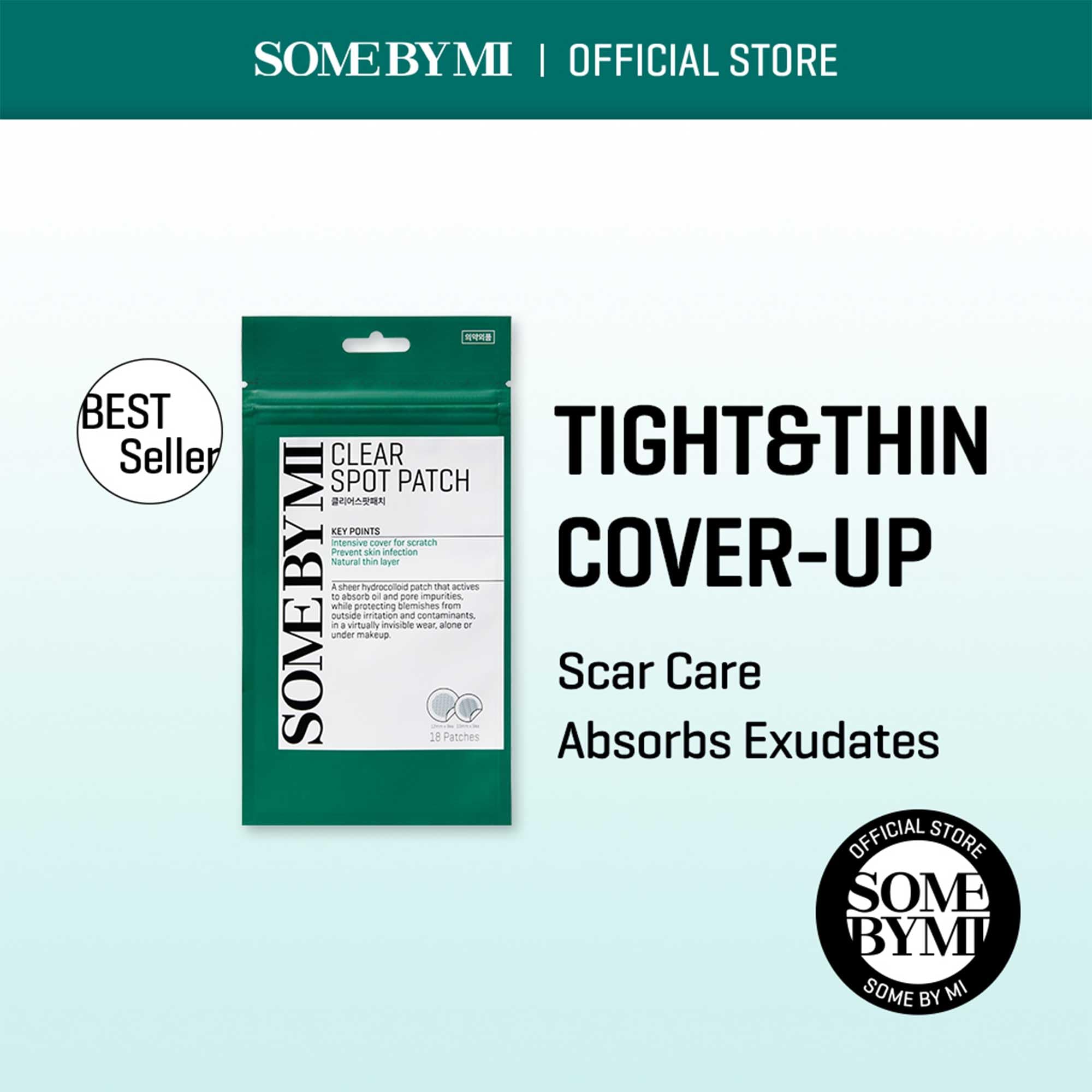 SOME BY MI 30 Days Miracle Clear Spot Patch - Pack of 5, 90 Counts, 2 Size(10mm 45Counts, 12mm 45Counts) - Invisible Hydrocolloid Skin Trouble and Pimple Patch with No Irritation - Korean Skin Care - Image 3