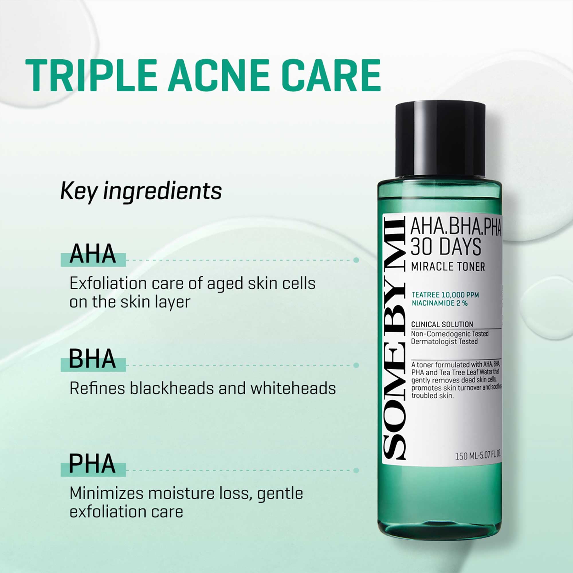 SOME BY MI V10 Hyal Air Fit Sunscreen & AHA BHA PHA 30 Days Miracle Toner - Image 4