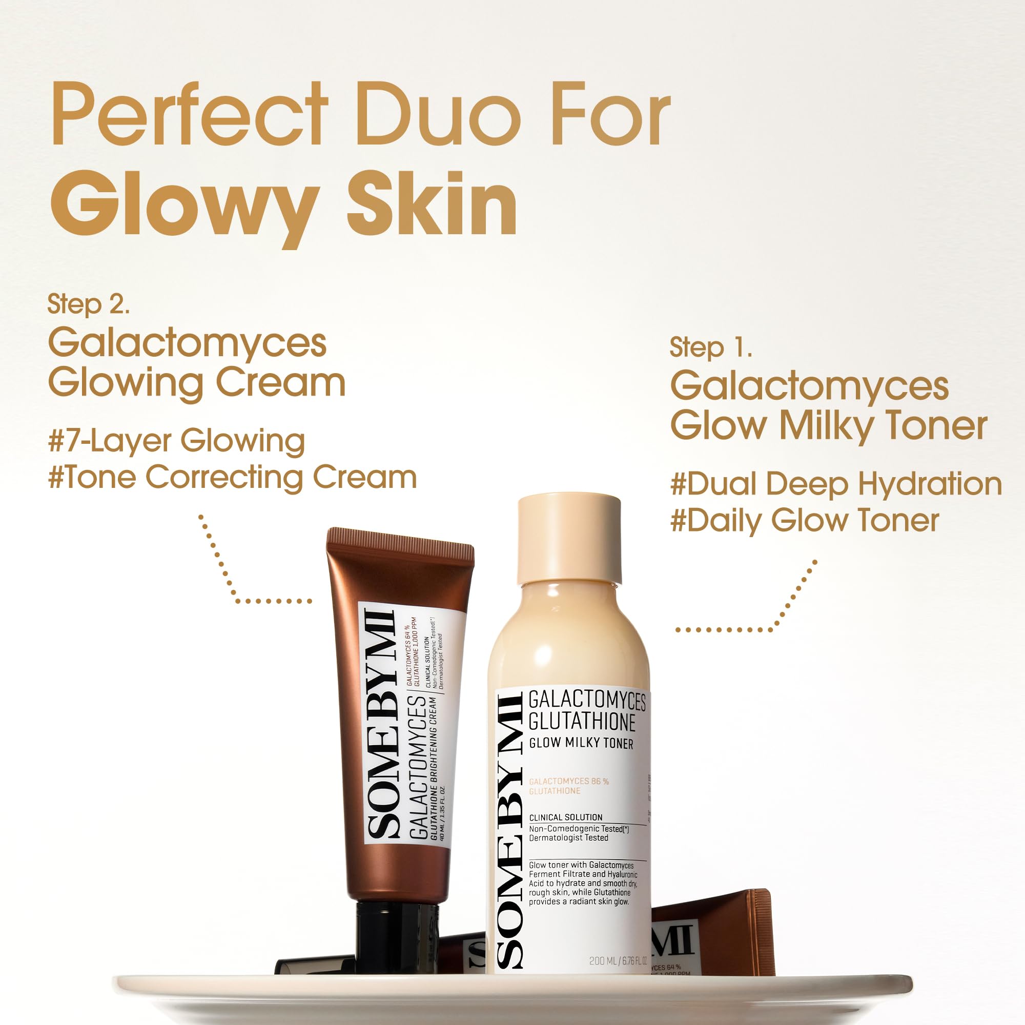 SOME BY MI Galactomyces Glutathione Glow Milky Toner - 6.76Oz, 200ml - Hydrating Korean Milky and Rice Toner with Glutathione & Vitamin C for Smooth, Radiant Skin - Korean Skin Care - Image 7