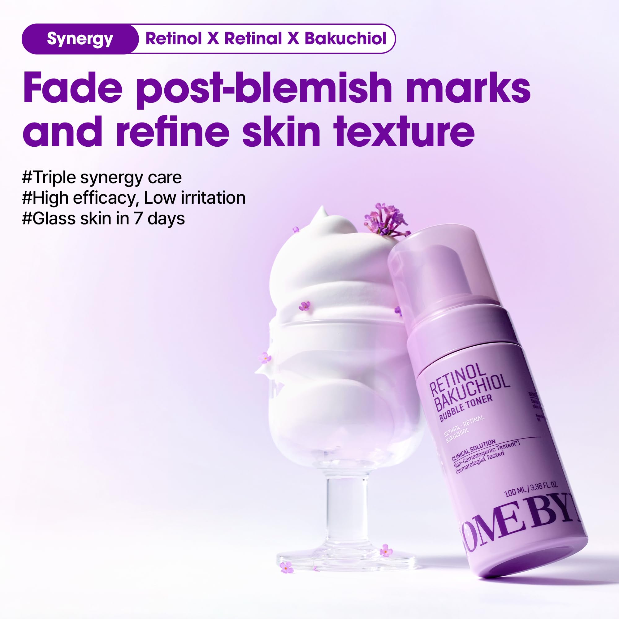 SOME BY MI Retinol Bakuchiol Bubble Toner – 3.4oz, 100ml – Korean Retinol Face Toner for Glass Skin – Hydration, Radiance & Calming Care with Hyaluronic Acid, Centella & Niacinamide – Korean Skin Care - Image 7