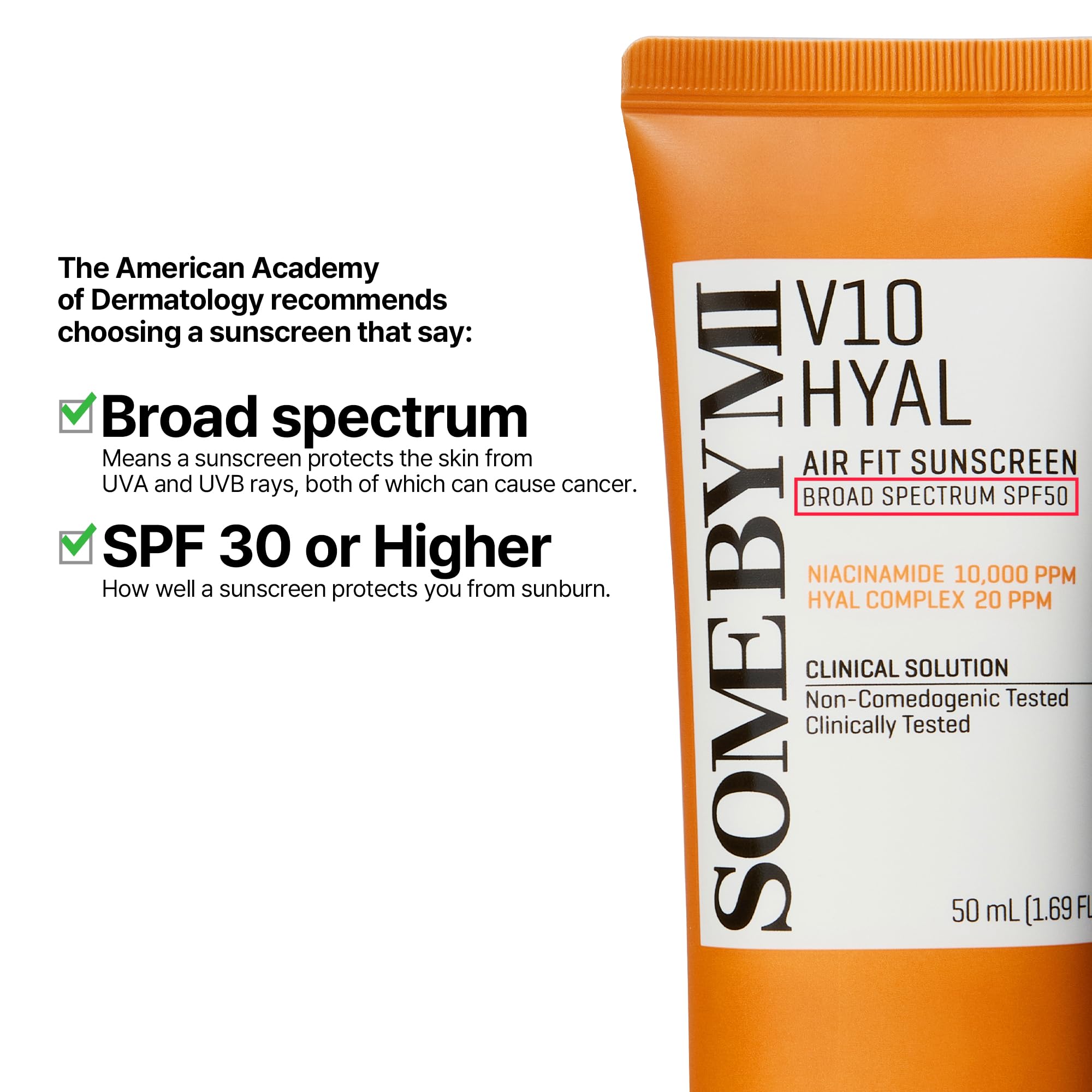 SOME BY MI V10 Hyal Air Fit Sunscreen & AHA BHA PHA 30 Days Miracle Toner - Image 5