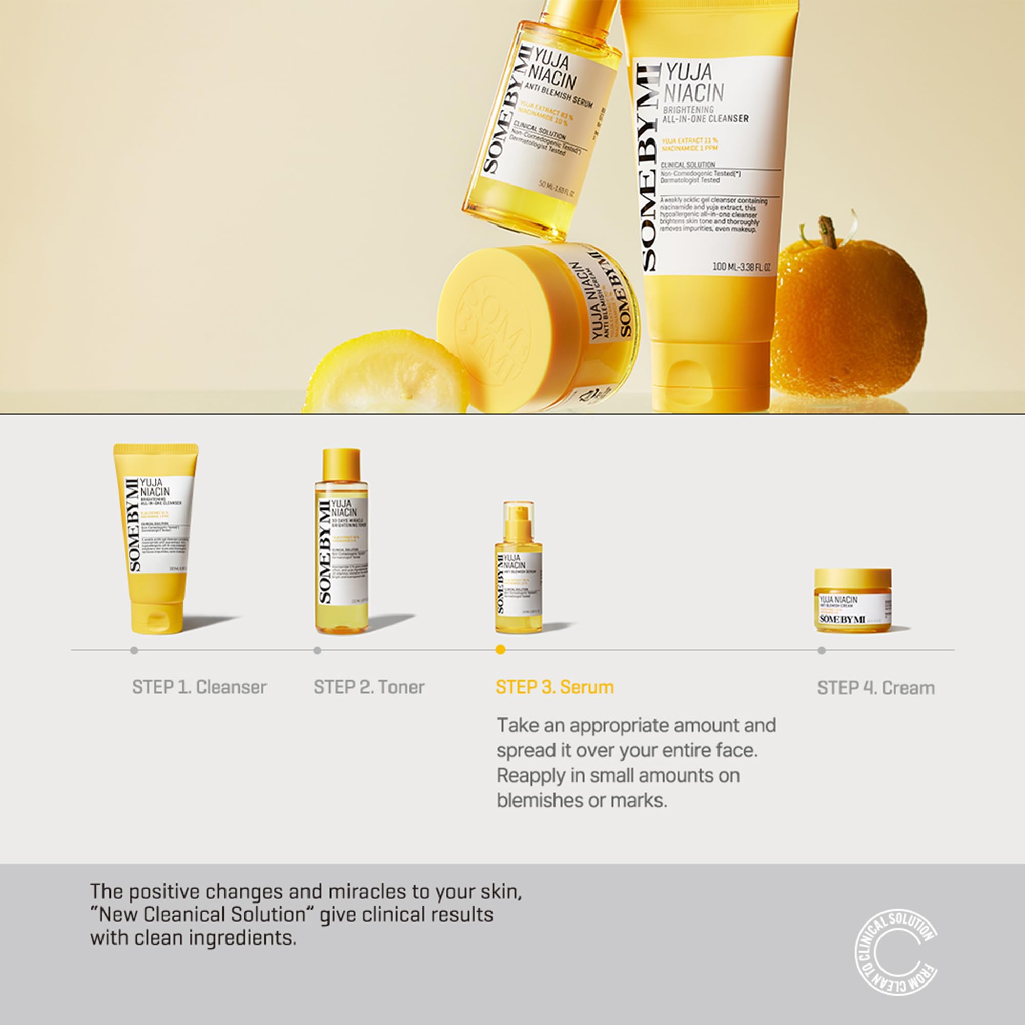 SOME BY MI Yuja Niacin Anti Blemish Serum & Toner - Image 8