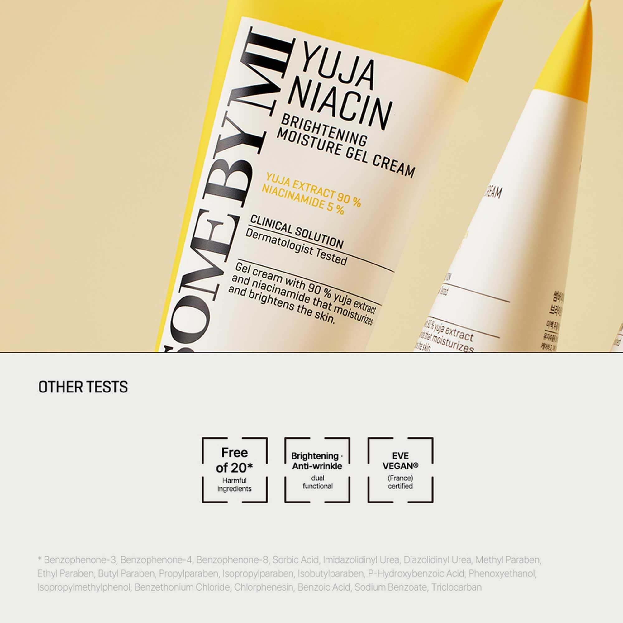 SOME BY MI Yuja Niacin Brightening Moisture Gel Cream - 3.38Oz, 100ml - Made from 10 Vitamin for Dull-Looking Skin - Mild Moisturizer for Skin Calming, Melasma and Blemish Care - Korean Skin Care - Image 5